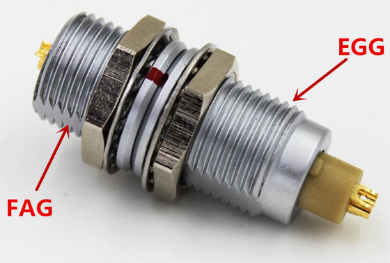 固定プラグのたばこ2 Pinの円コネクター、0Bサイズのプッシュ プル円コネクターFGG.0B.302.CLA
