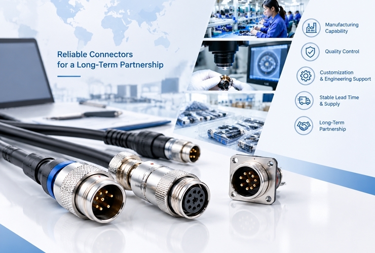 最新の企業ブログについて How to Evaluate a Circular Connector Manufacturer for Long-Term Supply?
