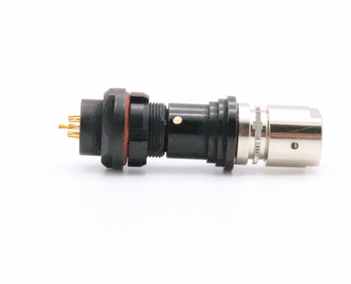 購入 Fischer SS 102の黒い色Chormedの9pin軍のコネクター オンライン製造