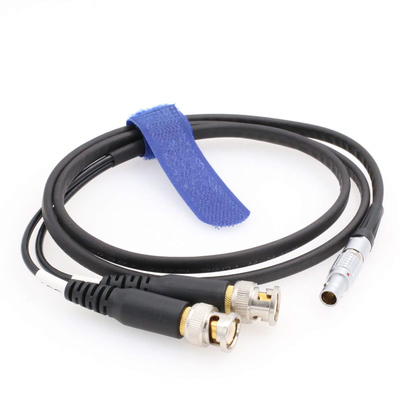 購入 音響装置 XL-LB2 0B 5ピン 右角からダブル BNC 時間コード 入力出力ケーブル 60cm online manufacture