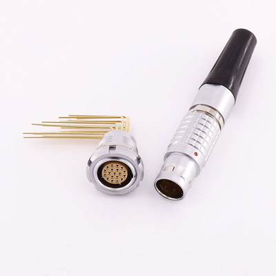 購入 19pin肘の接触のPCBのための女性のLemo Bシリーズ コネクターはECG.2B.319.CLVを取付けます オンライン製造