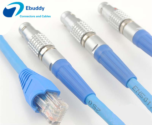 購入 RJ45 Cat5e/のへのLemoのケーブル会議サービスLemo FGGの男性プラグCat6/Cat7盾のイーサネット ケーブル オンライン製造