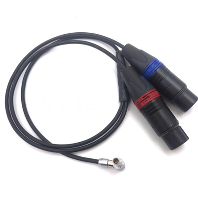 購入 女性2* XLR 3 PinケーブルへのArri Alexaの小型可聴周波ケーブルLemo直角00B 5pin オンライン製造