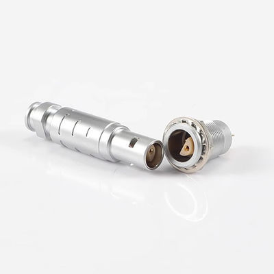 品質  Lemo Coaxial Connector FFA ERA Series Single-core Half-Moon Aviation Plug Socket 工場