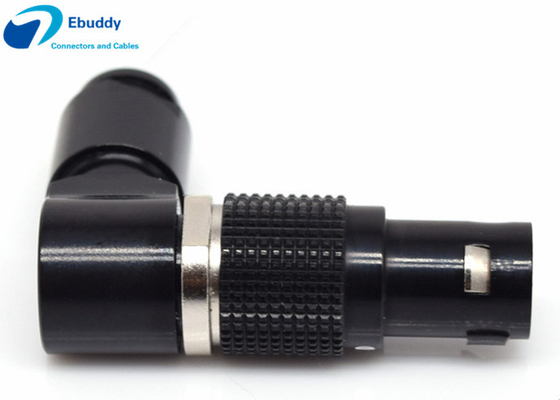 購入 直角FHG 0B Lemo 7のピン コネクタの肘のプラグの黒色FHG.0B.309 オンライン製造