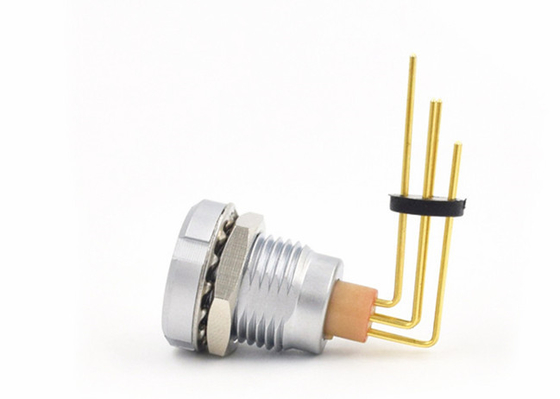 2くだらない固定が付いている6pin Lemo Bシリーズ コネクターECGの肘のプリント回路 ピン